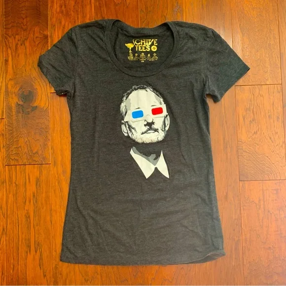 3D Bill Murray Graphic Tee - The Chive - Size S - Picture 1 of 7